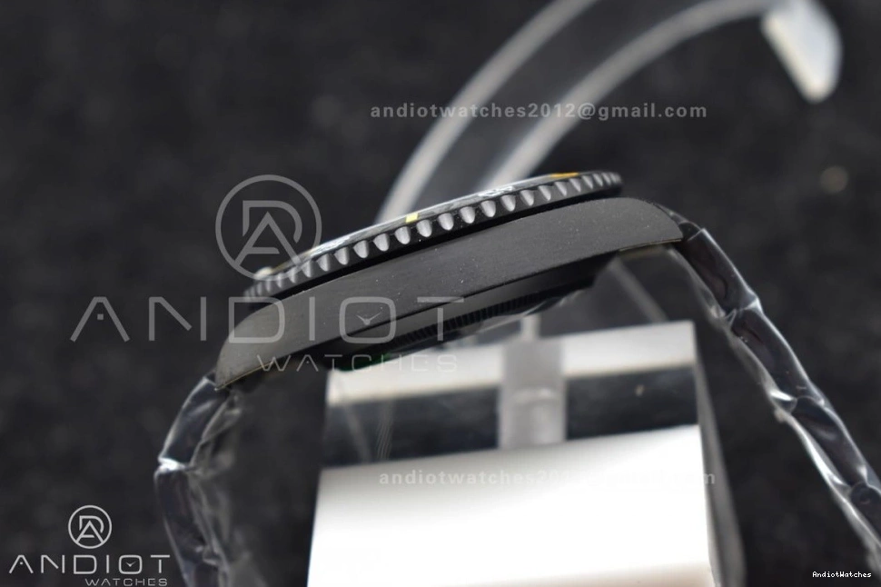 DLC VSF Popular Submariner VS Bracelet on Yellow DLC Best Black Edition DIW Dial 1:1 476 0416